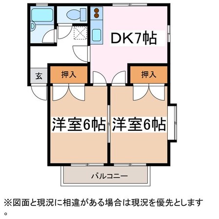 田川ノ里の物件間取画像